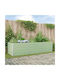 vidaXL Ghiveci Metal Pastel Green 195x100x45cm.