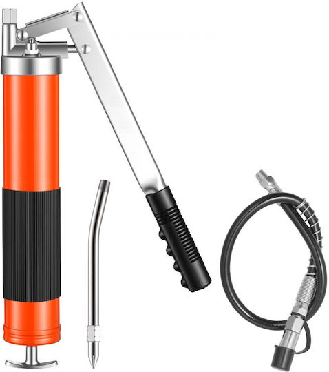 Πιστόλι Λίπανσης Vevor Υψηλής Πίεσης 10000 Psi Κιτ Πιστολιού Λίπανσης Βαρέως Τύπου Λαβή Πιστολιού Χωρητικότητα 0,4 L Περιλαμβάνει Εύκαμπτο Σωλήνα 46 Cm 1 Άκαμπτο Σωλήνα Προέκτασης 1 Ακροφύσιο Αιχμηρού Τύπου Αυτοκίνητα Θαλάσσιες Εφαρμογ