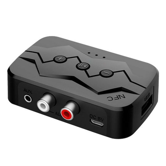 Adaptor Bluetooth M23 Transmițător Receptor Tv Pc Sistem Audio Acasă Jack 3,5 mm Micro Sd Usb Aux Nfc Rca Negru