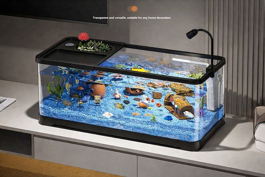 Fish Aquarium Capacity 43lt with Filter and 53x28cm