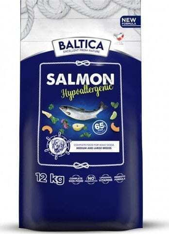 Baltica 12kg Trockenfutter für Hunde mittlerer & großer Rassen mit Lachs
