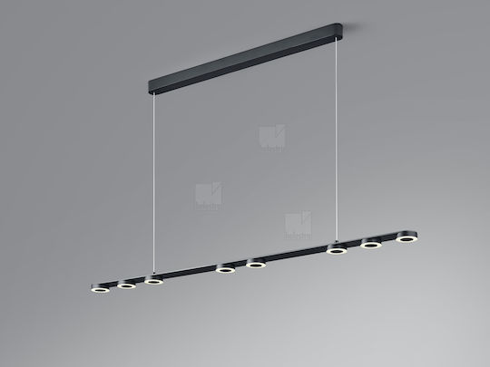 Helestra Verstellbar Hängelampe Schwarz 120x6cm.