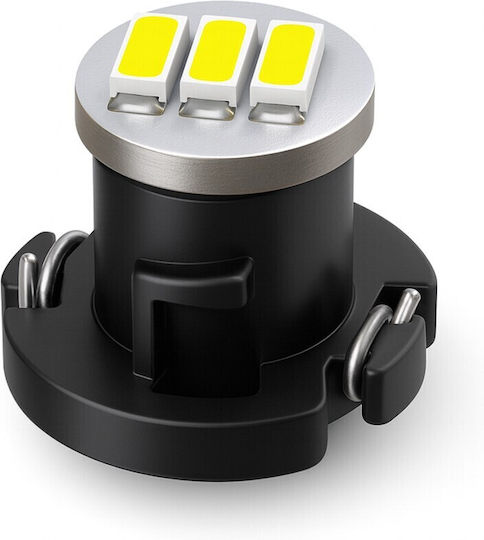 Vencore 3216-10060 T4.2 10mm LED Lamp Base T4.2 10mm 3 SMD 4014 0.2W 60 Lumen 12 Volt Cold White 6000K