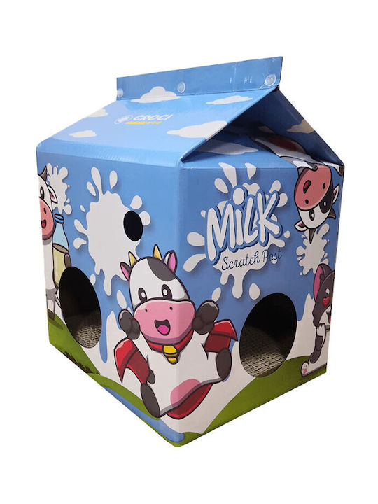 Croci Stâlp Pentru Zgâriere De Pisici Cutie Din Carton Lapte 34x34x49cm Croci 2072770