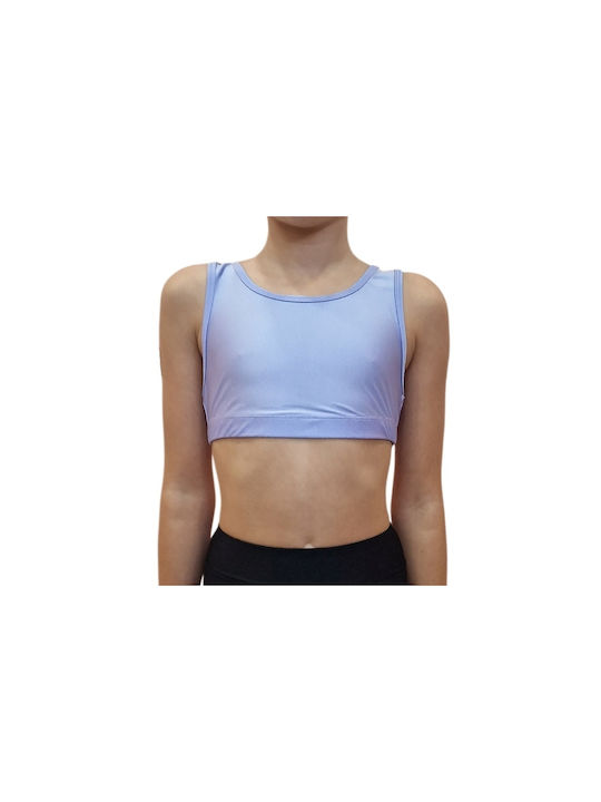 Kinder-Tanzbekleidung Lycra Top 9926 Lavendel
