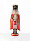 Wooden Christmas Nutcracker 60cm Red