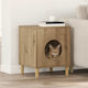 vidaXL Katzenbett Braun