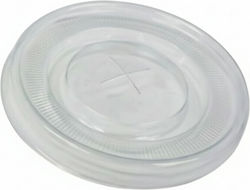 Capac Flat Transparent 8oz-80mm 100buc Capac Flat Transparent 8oz-80mm 100buc