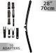 Professioneller Autoscheibenwischer 28"/70cm Multi-Adapter Carguard