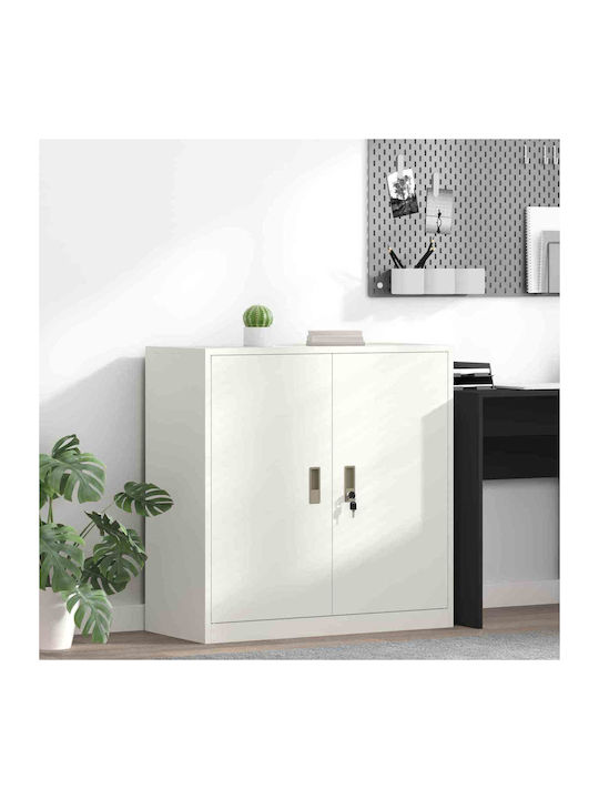 Kabinett Büro White 90x40x90cm