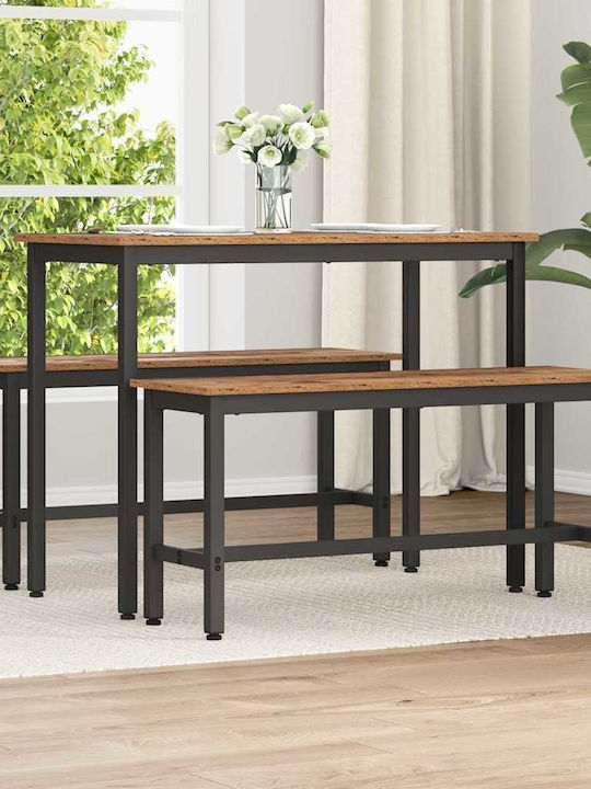 Vechi Bancă Exterior Lemnos 100x32.5x48.5cm