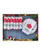Kotonia Home Set Ornamente de Crăciun Șervețele Multicolore L40xW40cm. 2buc