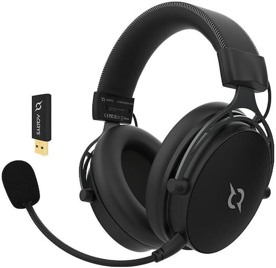Aqirys Andromeda Pro Безжичен Надушници Геймърски слушалки с връзка USB Черен