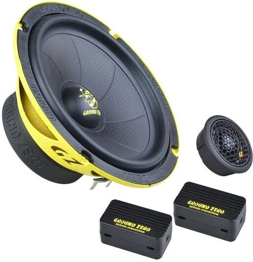 Iridium Component Speakers Gzic 165.2spl Ground Zero 16.5cm 120w Rms