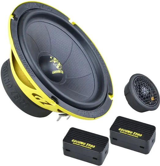 Iridium Component Car Speakers Gzic 165.2spl Ground Zero 16.5cm 120w RMS