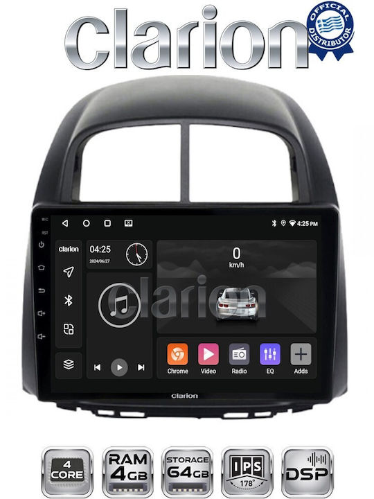 Clarion Car Audio System for Daihatsu Sirion Subaru Justy 2005 Bluetooth USB Wi-Fi GPS Apple CarPlay Android Auto