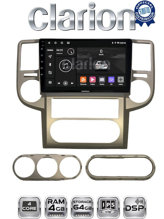 Clarion Car Audio System for Nissan X-Trail 2001 > 2006 (Bluetooth/USB/WiFi/GPS)