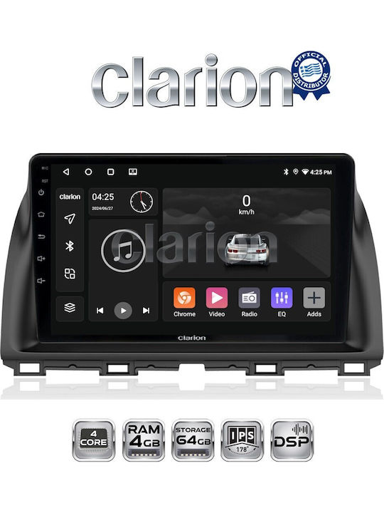 Clarion Ηχοσύστημα Αυτοκινήτου για Mazda CX-5 2013>2017 (Bluetooth/USB/WiFi/GPS/Apple-Carplay/Android-Auto)