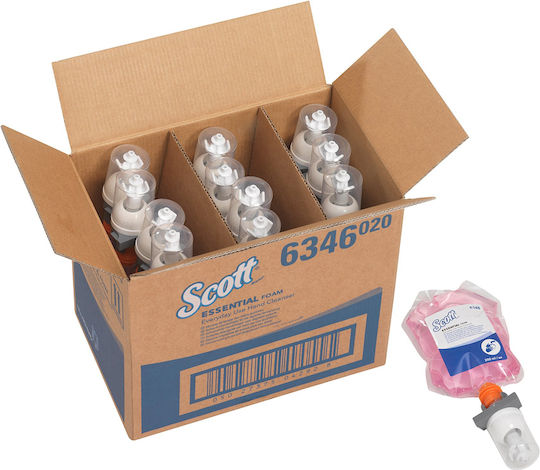 Сапун За Ръце Пяна 200ml 12 Броя Scott Luxury 6346