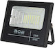 Jager Waterproof Solar LED Floodlight 25W Cold White 6000K with Remote Control IP66