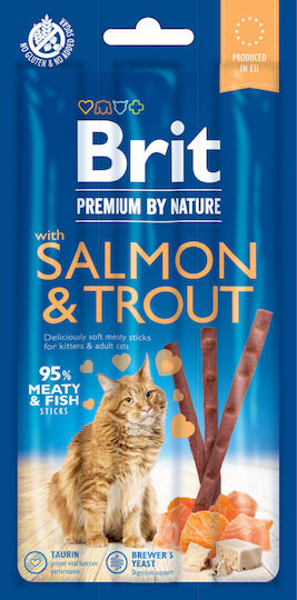 Brit Premium Cat Sticks Salmon & Trout 3τμχ