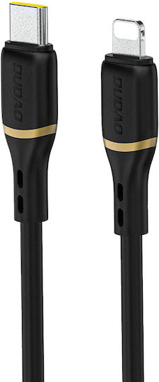 Dudao USB-C Мъжки към Lightning Кабел 30W Черен 1м 304004-204491