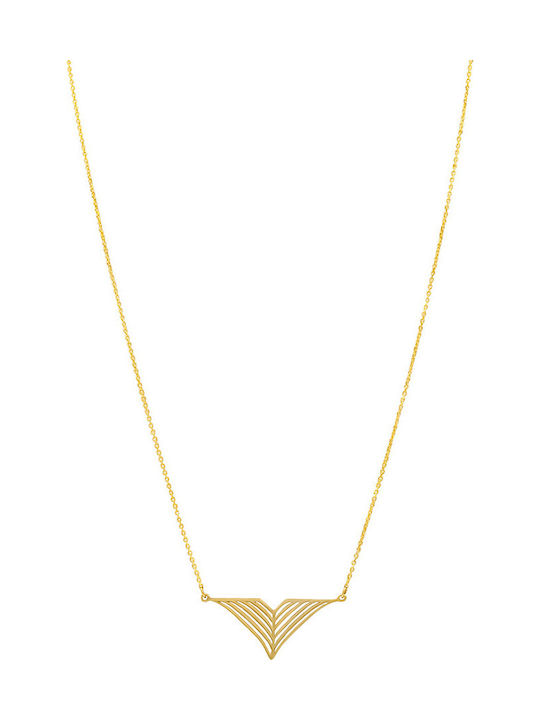 Savvas Design Halskette aus Gold 14K