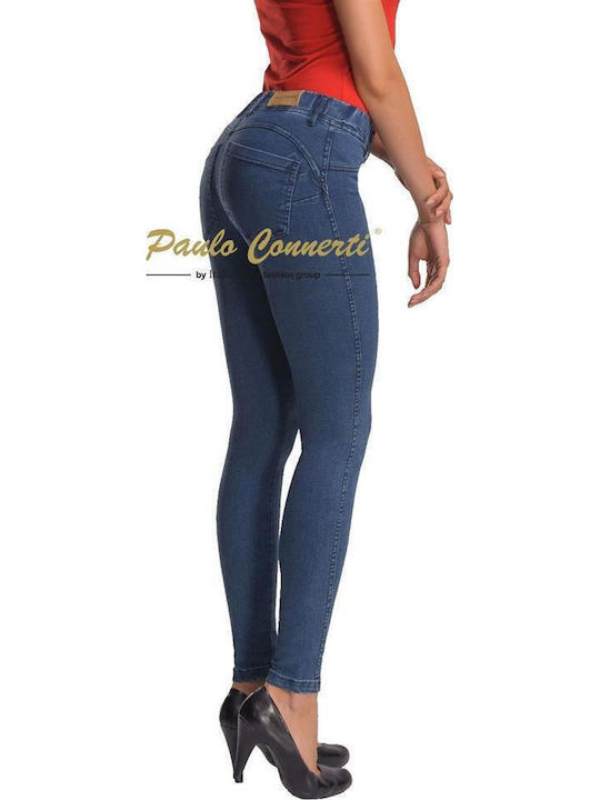 Paulo Connerti Damen Jeans Hosen Mit Rissen Push Up