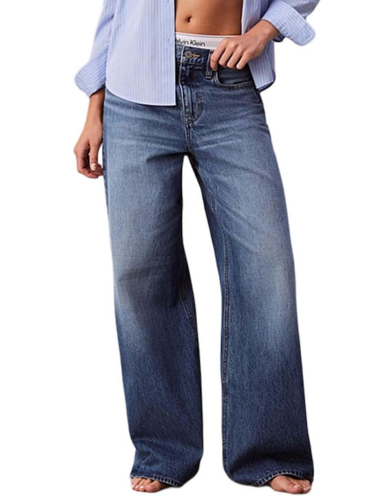 Calvin Klein High Waist Women's Jean Trousers