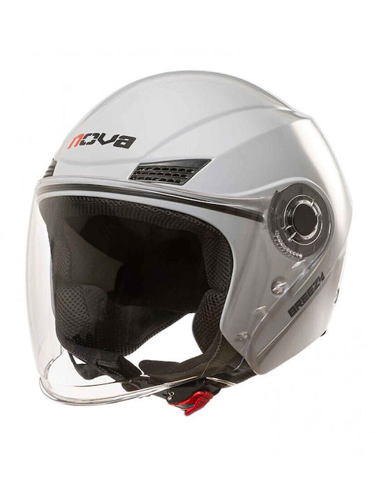 Nova Racing OF851 Breezy Pearl Grey Κράνος Μηχα...