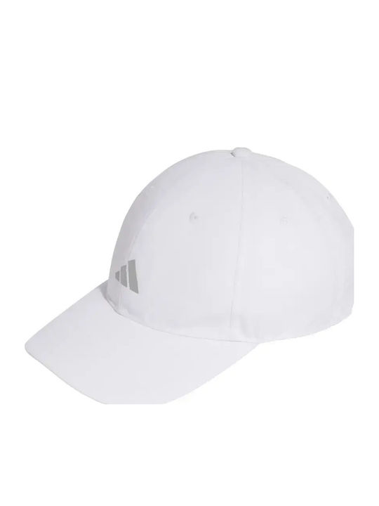Adidas 6 Panel Baseball Jockey White Reflective...