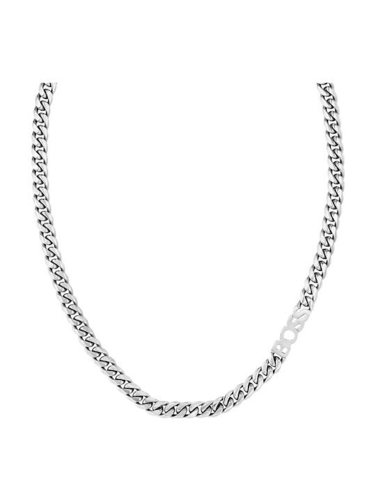 Boss Chain Neck made of Stainless Steel Wide Thickness 8mm and Length 50cm