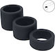 Liquid Silicone Ball Stretchers Set 3 S M L Μαύρο