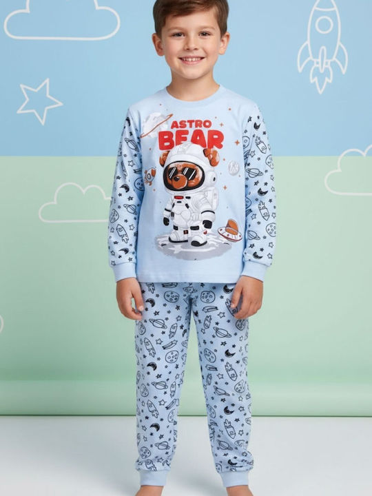 Supermini Детска пижама Зимна Blue