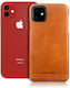 Pierre Cardin Umschlag Rückseite Leder Braun (iPhone 11)