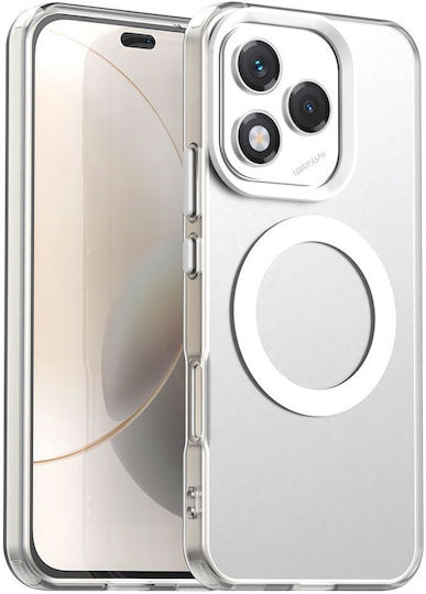 Techsuit Candycase Umschlag Rückseite Kunststoff / Silikon Weiß (Honor Magic8 Lite)