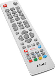 Linq Universal Remote Control Sharp Tvs Full Keypad 8m Range White