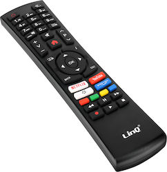 Linq Telefunken Tv Remote Control Hdtv Led Lcd Signal Range Up To 8m Black