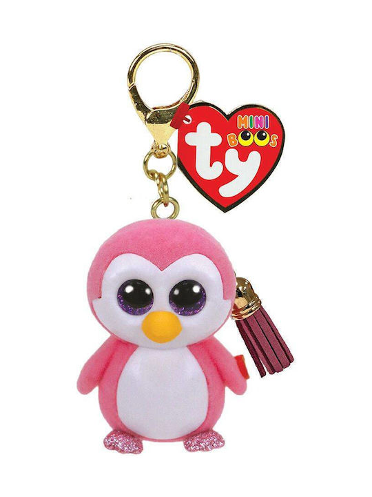 Κλιπ Ty Mini Boos Glider Πιγκουινος Ροζ