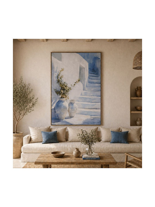 Iliadis Greek Island Πίνακας σε Καμβά 80x120cm
