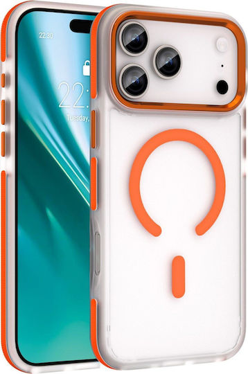 Etteri Umschlag Rückseite Silikon / Kunststoff Orange (iPhone 17 Pro Max)