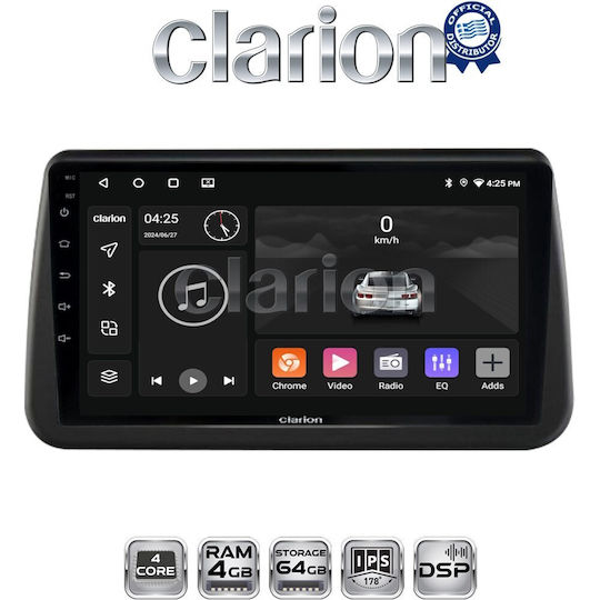 Clarion Ηχοσύστημα Αυτοκινήτου για Opel Meriva 2010 > 2017 (Bluetooth/USB/WiFi/GPS/Apple-Carplay/Android-Auto)