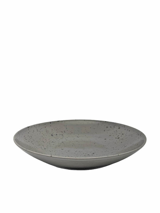 Ankor Premium Plate Soup made of Porcelain Gray 23cm 6pcs