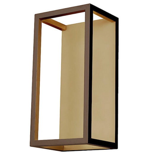 Bot Lighting Leon12 Стенно Външно Осветително Тяло LED 13W с Студено бяло Светлина 12.6x12x25εκ.