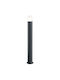 Bot Lighting Outdoor Floor Lamp Small Post for Exterior Space 20W for E27 Black