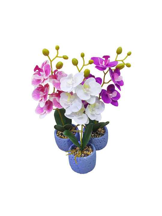 Plantă Artificială în Ghiveci Mic 34cm 6buc HOMie