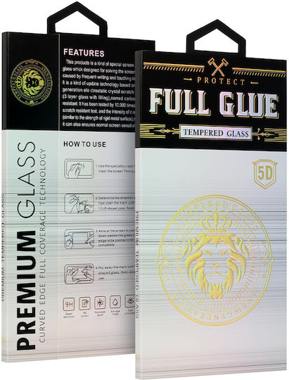 Galaxy 5D Full Glue Tempered Glass Black (SAMSUNG GALAXY S24, SAMSUNG GALAXY S25)