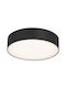 Bot Lighting Outdoor Ceiling Flush Mount with Integrated LED in Black Color RONDA20GK