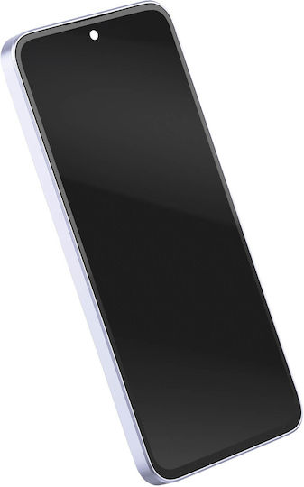 Clappio Vollständiger Ersatzbildschirm Galaxy A36 mit Rahmen Lavendelgrau