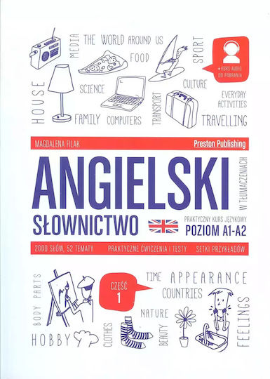 Angielski W Tłumaczeniach. Słownictwo. Poziom A1-a2. Część 1